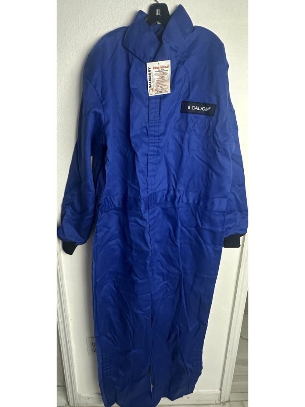 Salisbury Honeywell Arc Flash Coverall 2XL 8 Cal/cm2 HRC 2 Blue ACCA 8 BL NWT - Picture 5 of 13
